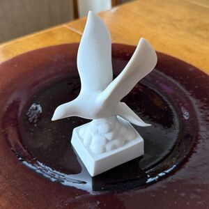 Bisque porcelain dove by Roman Inc.